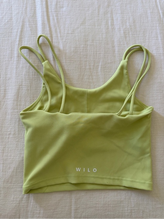 Wilo The Label Other - Wilo The Label Lime Green Ribbed Bralette Tank